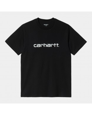 CAMISETA CARHARTT WIP SCRIPT T-SHIRT BLACK/WHITE